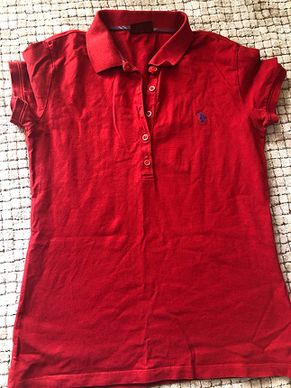 U.S Polo Assn. Kırmızı polo tişört 