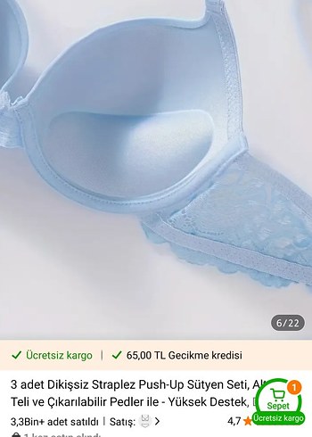 s Beden temu sütyen