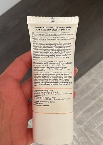 The Purest Solutions 50 SPF Blemish Defense Güneş Kremi - Görsel 2