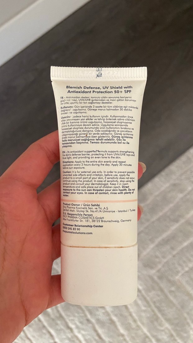 The Purest Solutions 50 SPF Blemish Defense Güneş Kremi - Görsel 2