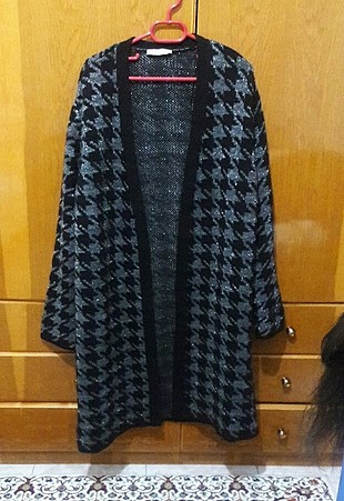 siyah gri hırka