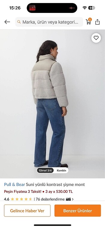 m Beden Pull bear mont