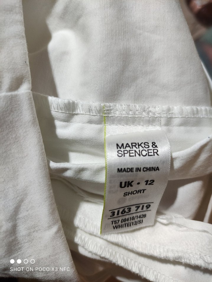 Marks & Spencer Beyaz Desenli Mutfak Önlüğü — görsel 2/5