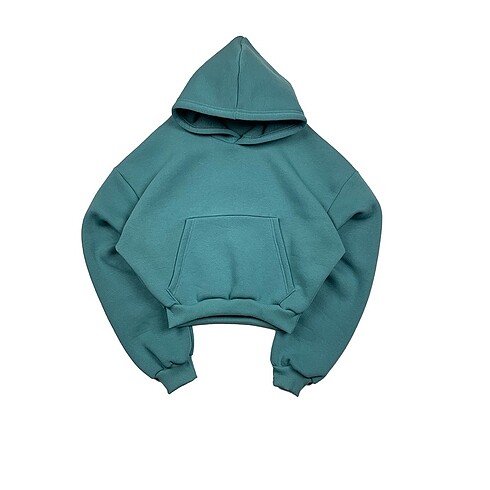 universal Beden kahverengi Renk Oversize kadın crop hoodie sweatshirt içi polarlı şardonlu