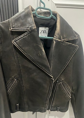 Zara Deri Ceket - Görsel 2