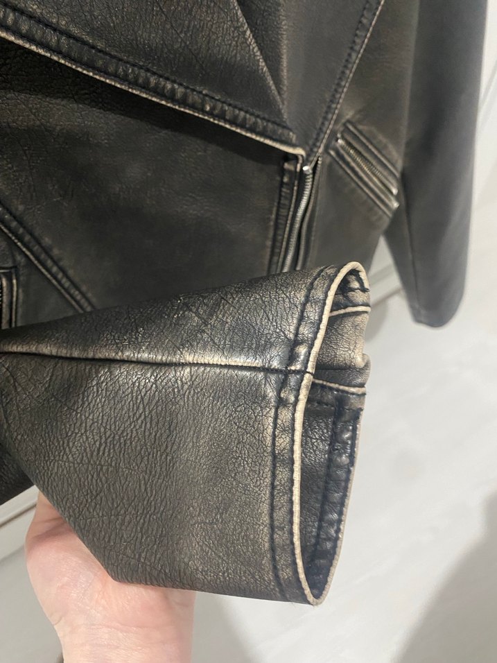 Zara Deri Ceket - Görsel 3