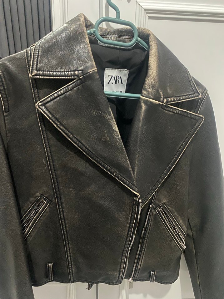 Zara Deri Ceket - Görsel 2