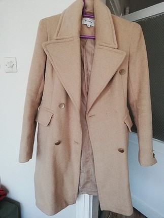stradivarius kahverengi kaşe mont