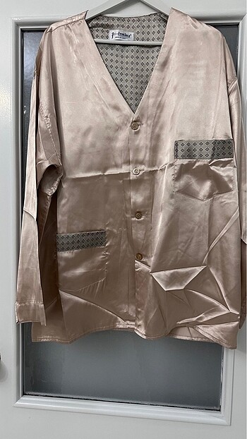 Erkek Saten Pijama Takımı - Görsel 8