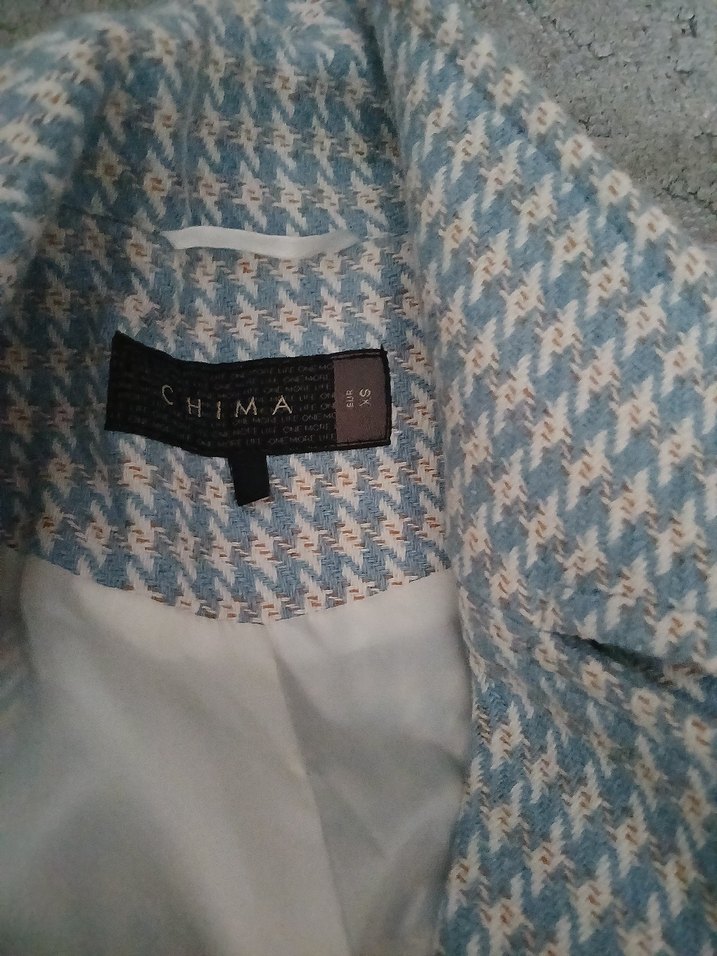 Mavi Parlak Erkek Rozeti - CHIMA - Görsel 3