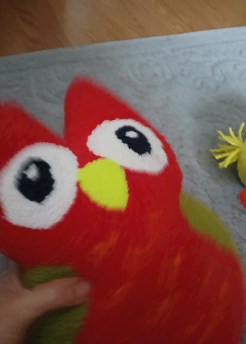 Renkli Baykuş Peluş Oyuncak - Görsel 2