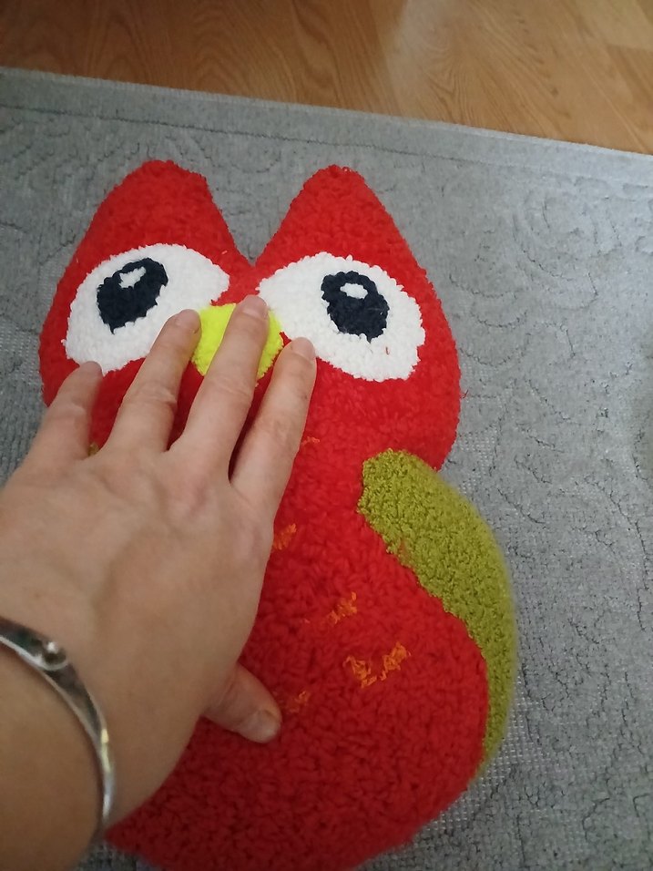 Renkli Baykuş Peluş Oyuncak - Görsel 4