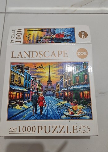 Renkli 1000 Parça Landscape Puzzle | Gardrops
