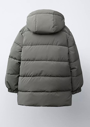 Kapüşonlu erkek zara mont - Görsel 4