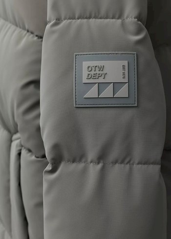 Kapüşonlu erkek zara mont - Görsel 9