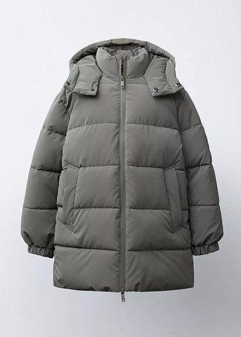 Kapüşonlu erkek zara mont - Görsel 2