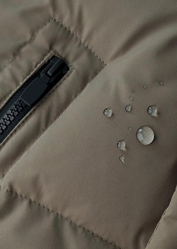 Kürklü Kapüşonlu Erkek Çocuk Mont - Görsel 6