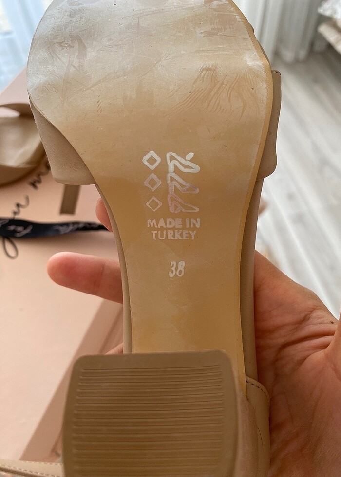 Nude Topuklu Ayakkabı - Görsel 4