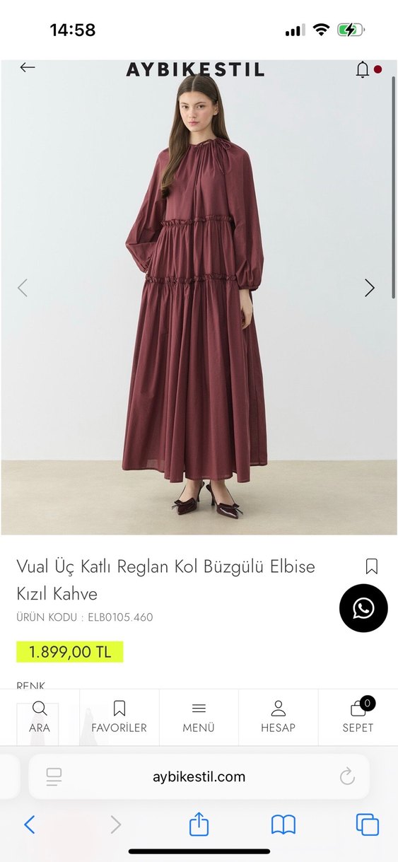 Aybikestil Elbise - Görsel 2