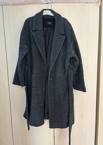 LC Waikiki Lcw Koyu Gri Melanj Uzun Kaban