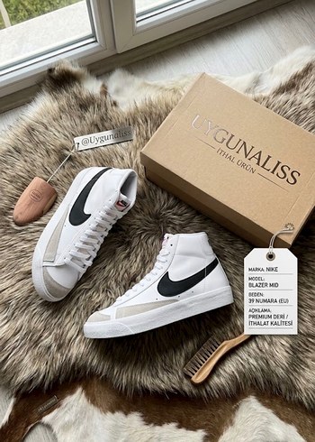 Nike Blazer Mid Beyaz Siyah