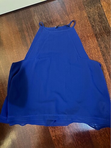 Zara basic askılı bluz