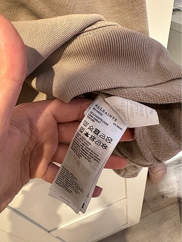 m Beden All saints sweat bej