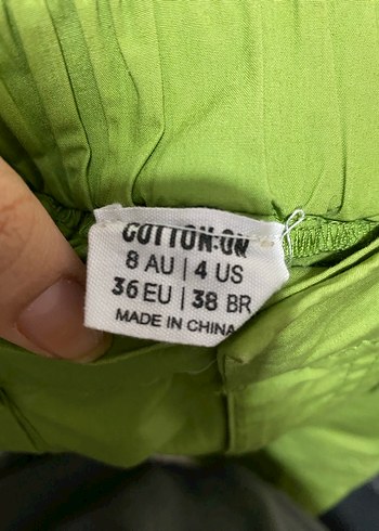 Yeşil Rahat Kesim Kadın Pantolon - Görsel 2