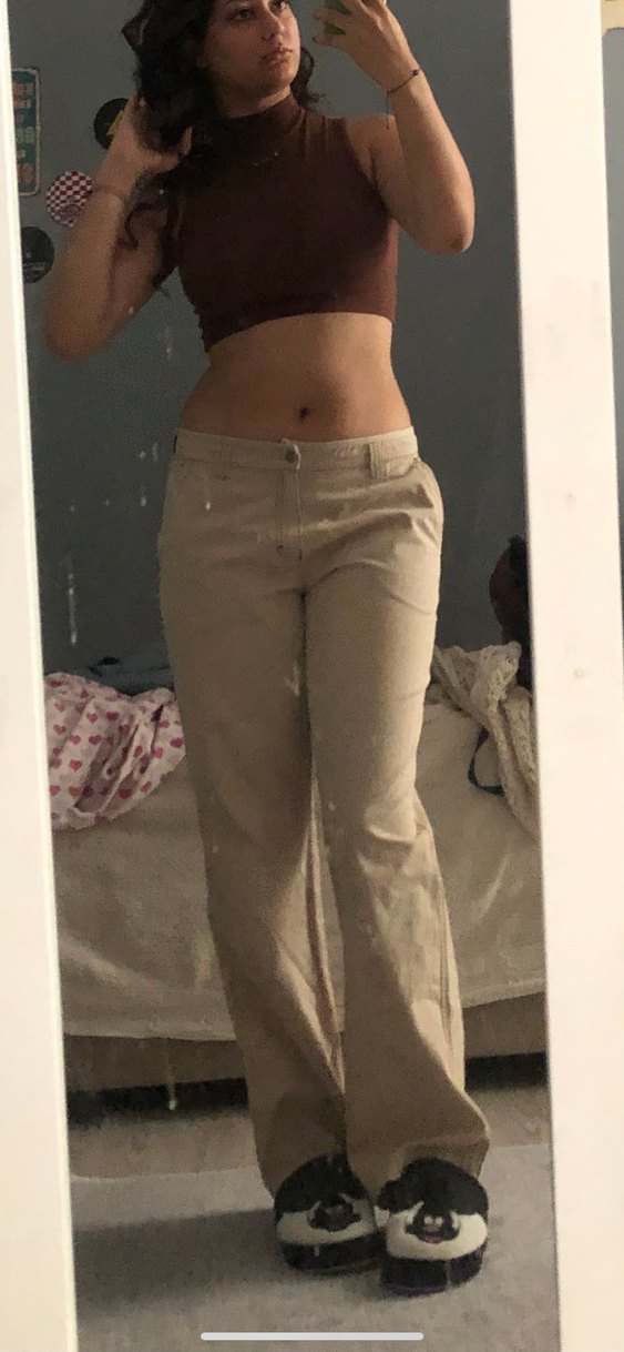 Bej Kadın Pantolon - Görsel 2