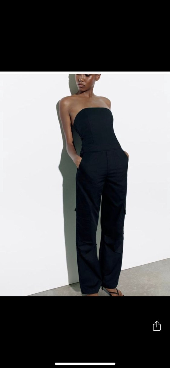 Zara straplez tulum - Görsel 2