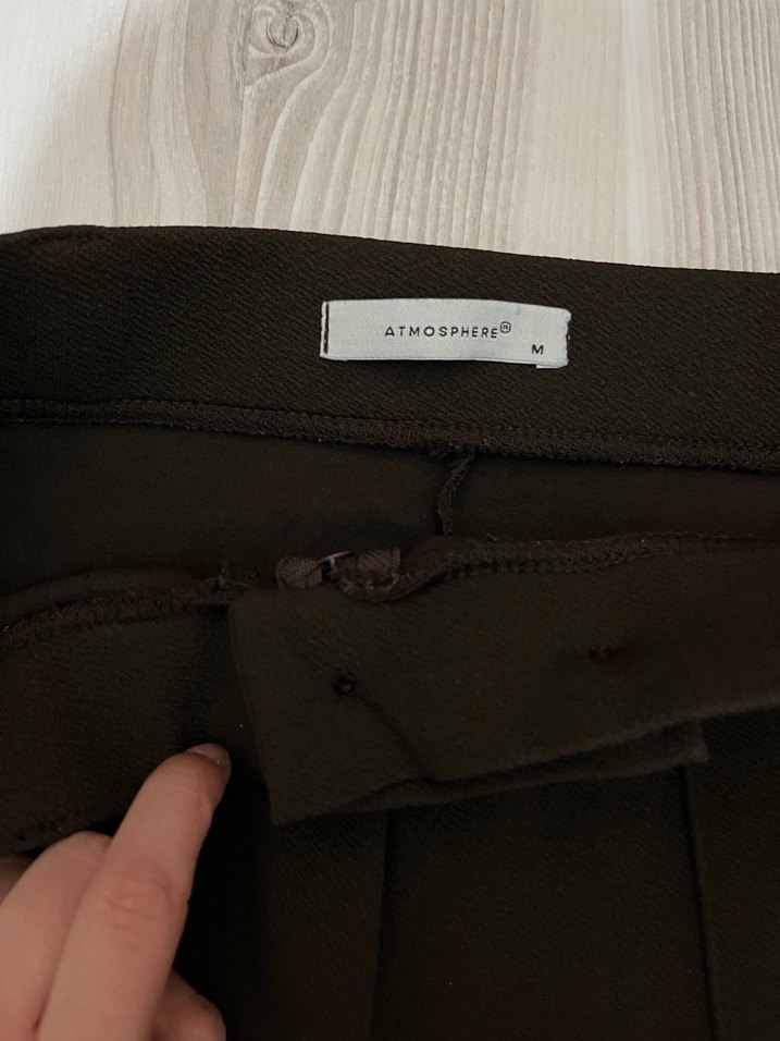 Kahverengi Kadın Kumaş Pantolon - Görsel 2