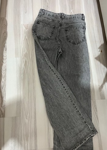 Gri Denim Pantolon - Görsel 3