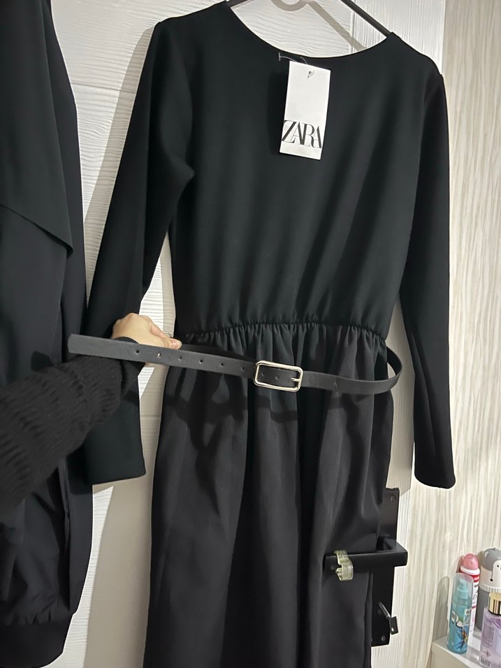 Siyah Uzun Elbise - Görsel 2