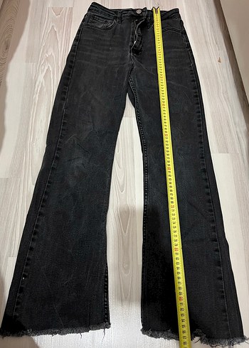 Diğer Yuksek Bel Siyah Denim Jean Rahat Ve Sik