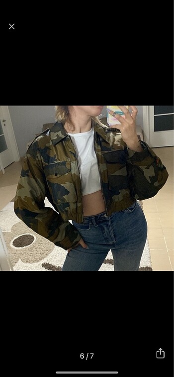 s Beden zara crop ceket