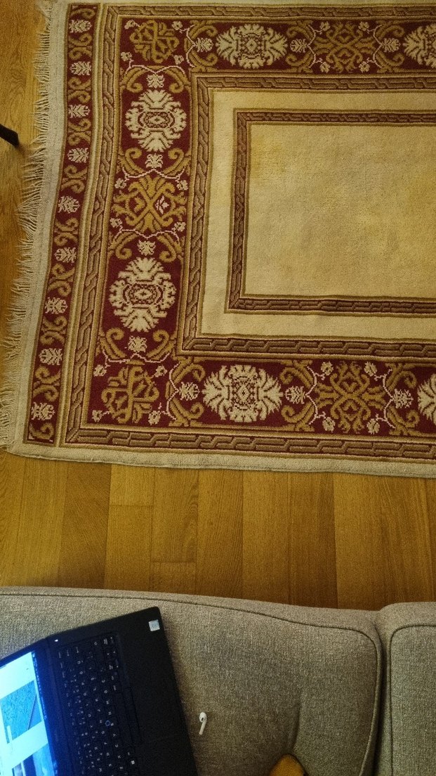 Bordo Klasik Desenli Halı - Görsel 2