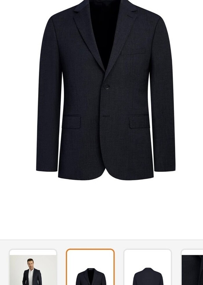 Kığıli klasik desenli takım elbise bir kere giyildi çok iyi duru - Görsel 4