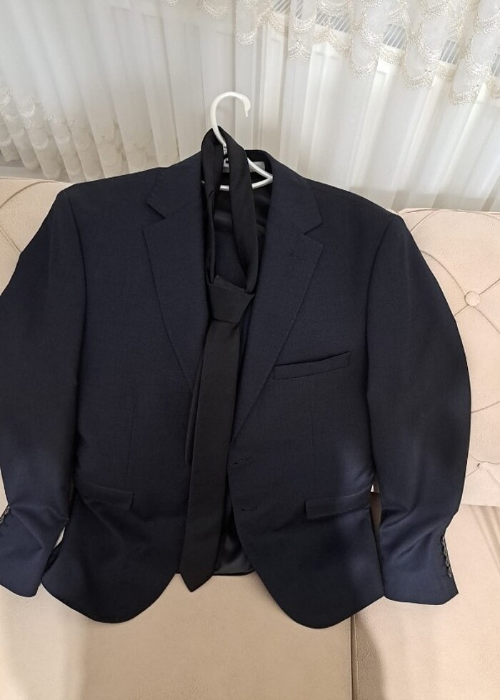 Kığıli klasik desenli takım elbise bir kere giyildi çok iyi duru - Görsel 5