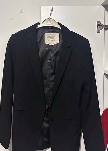 Pull and Bear Sikligin Simgesi Siyah Klasik Blazer Ceket