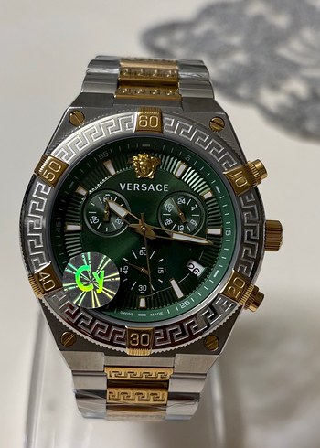 Versace Yesil Yunan Desenli Siklik