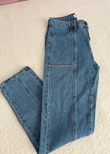 Koton Mavi Yuksek Bel Denim Jean
