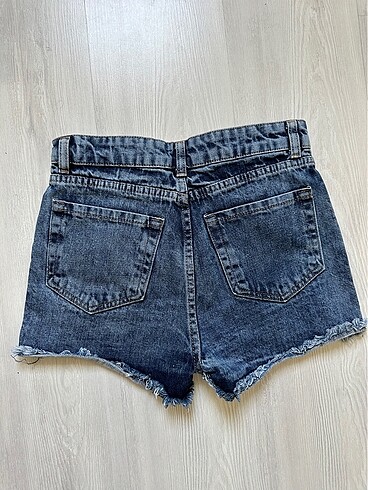 xs Beden mavi Renk Mini kot şort