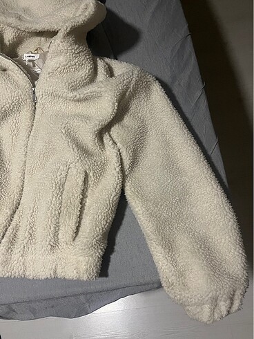 Koton kapüşonlu peluş mont