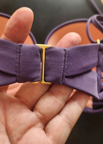 Mor Spor Tarzı Destekli bikini üst - Görsel 8