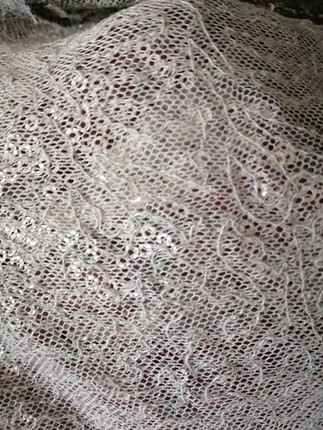 44 Beden gri Renk Serabella marka, payetli özel taşlı, gumuş çok şık elbise. İstan