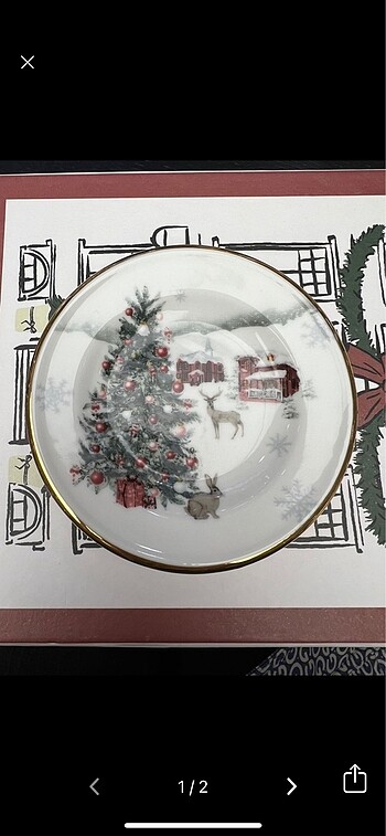 Yılbaşı H&M Home Sunum Tabağı