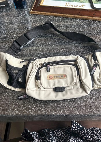 Beyaz Baskılı Bel Çantası - Görsel 3