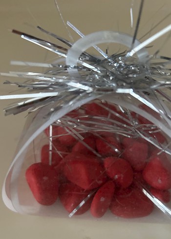 Kırmızı Bonbonlu Parti Hediyelik Kutusu - Görsel 2