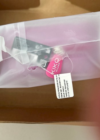 KIKO pembe şeffaf makyaj çantası - Görsel 4