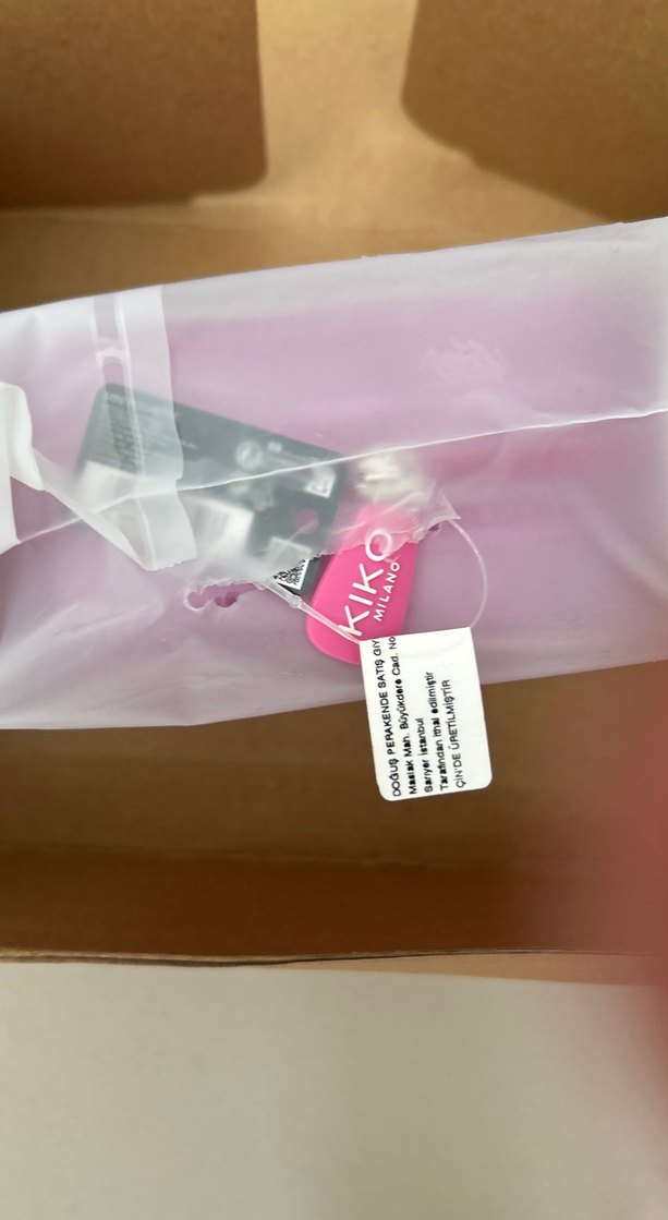 KIKO pembe şeffaf makyaj çantası - Görsel 4